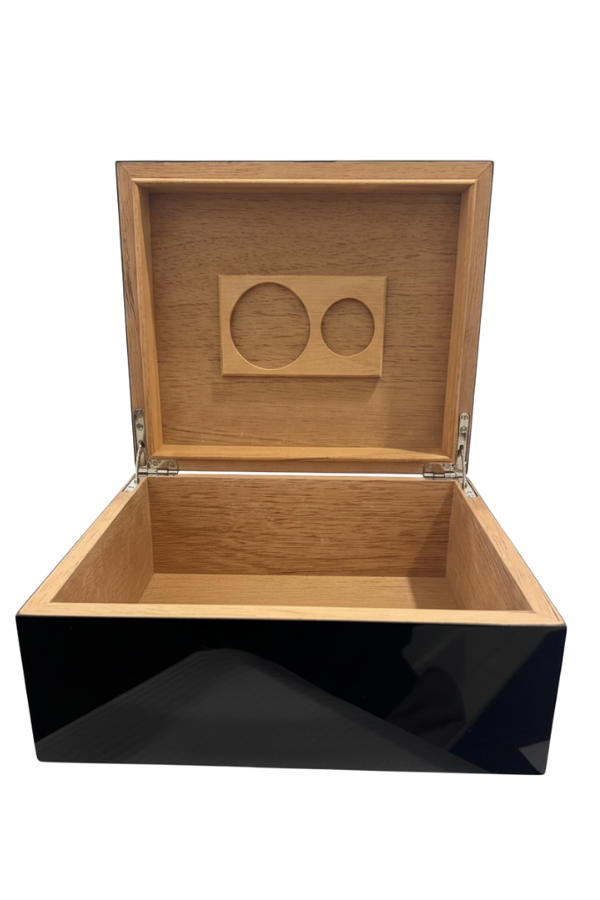 PremiumQuality Porto Alegre Siyah Sedir Humidor Puro Kutusu