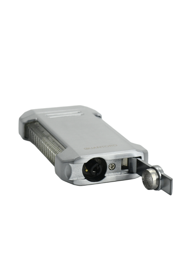 Quantoro Perde Alev Delicili Gümüş Metal Puro Çakmağı