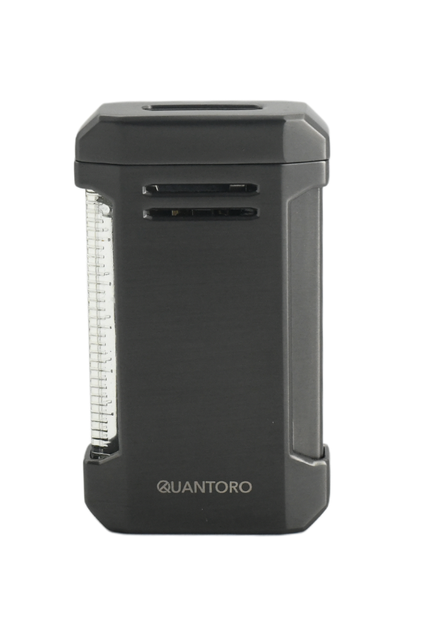 Quantoro Perde Alev Delicili Gunmetal Metal Puro Çakmağı