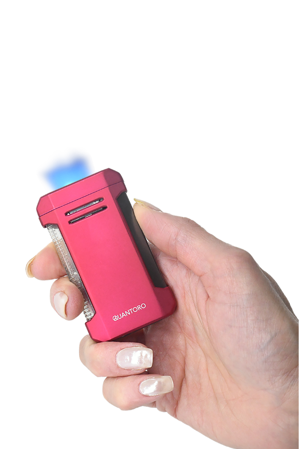 Quantoro Perde Alev Delicili Kırmızı Metal Puro Çakmağı