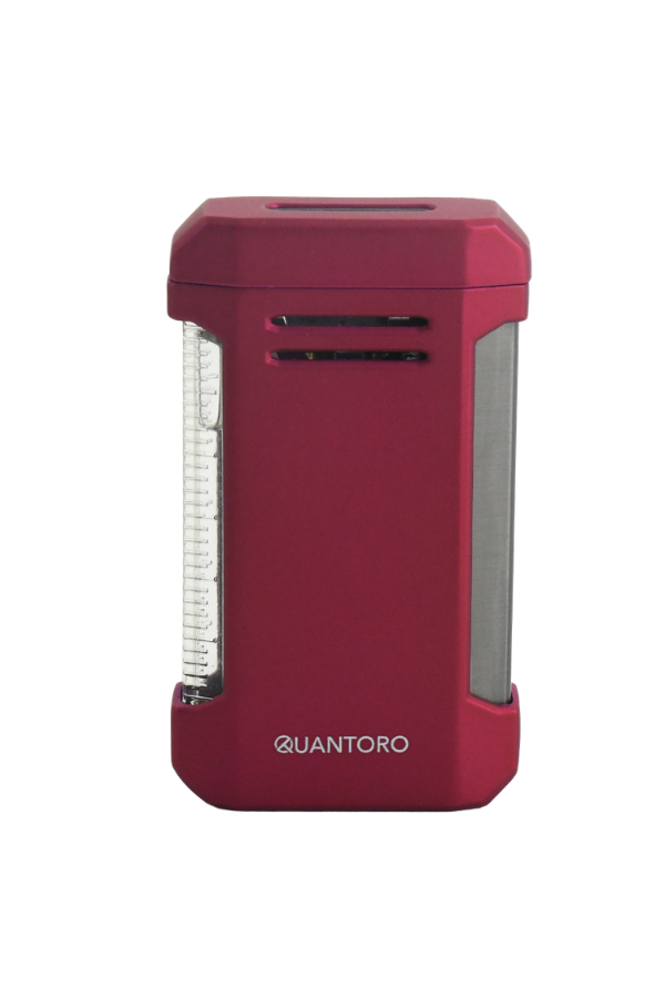 Quantoro Perde Alev Delicili Kırmızı Metal Puro Çakmağı