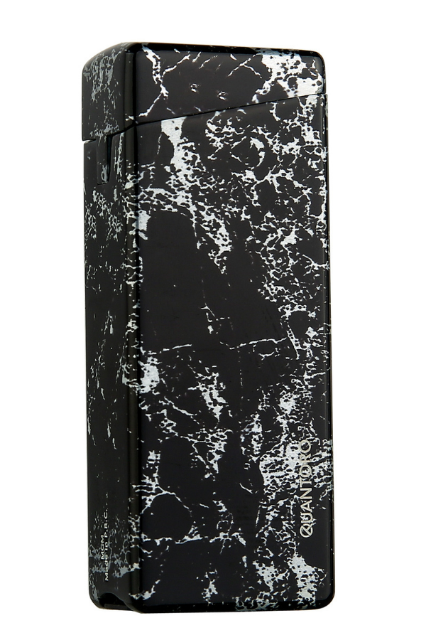 Quantoro Tek Torch Pürmüz Siyah Desenli Metal Puro Çakmağı