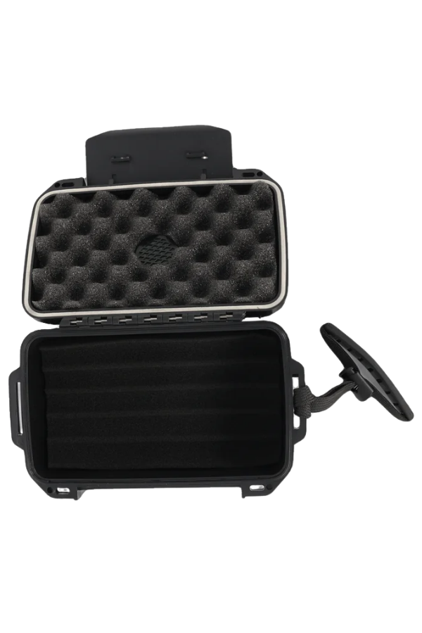 Quantum Seyahat Tipi 15 Taşıma Kordonlu Siyah Humidor Puro Kutusu