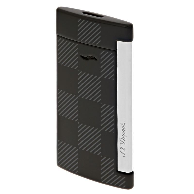 S.T. Dupont Slim 7 Checked Black Puro Çakmağı 27743 - TR3405