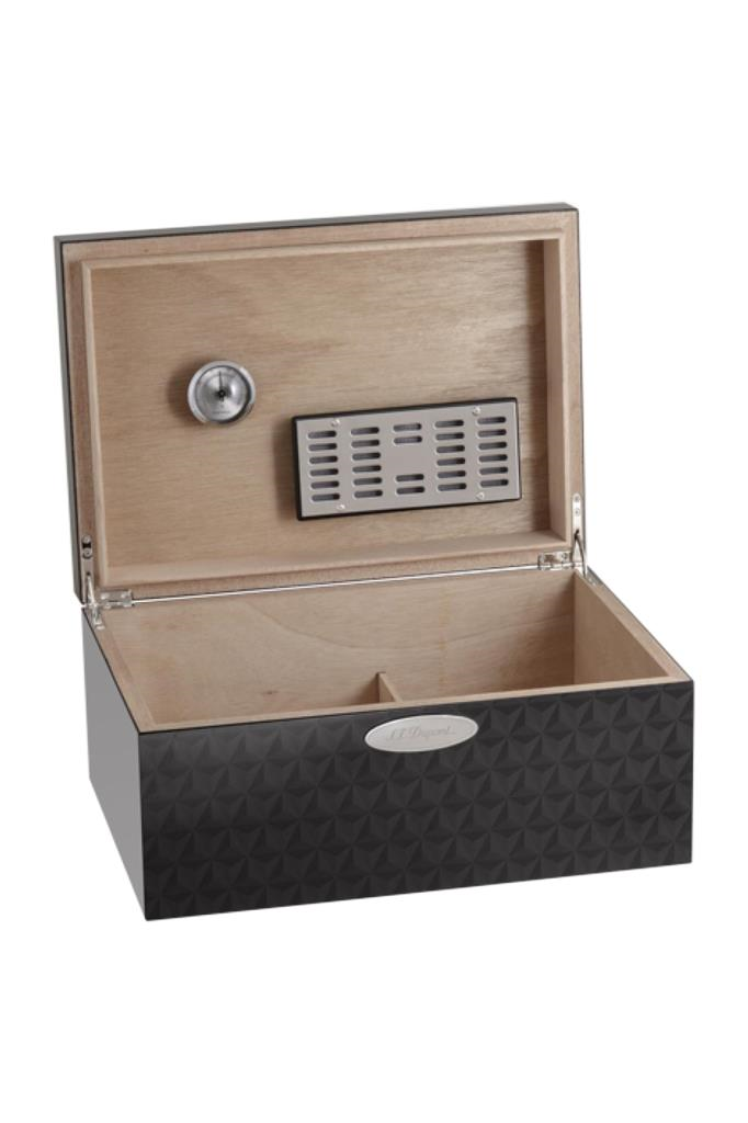 S.T.  Dupont Siyah Humidor Puro Kutusu 1296 - TR1315