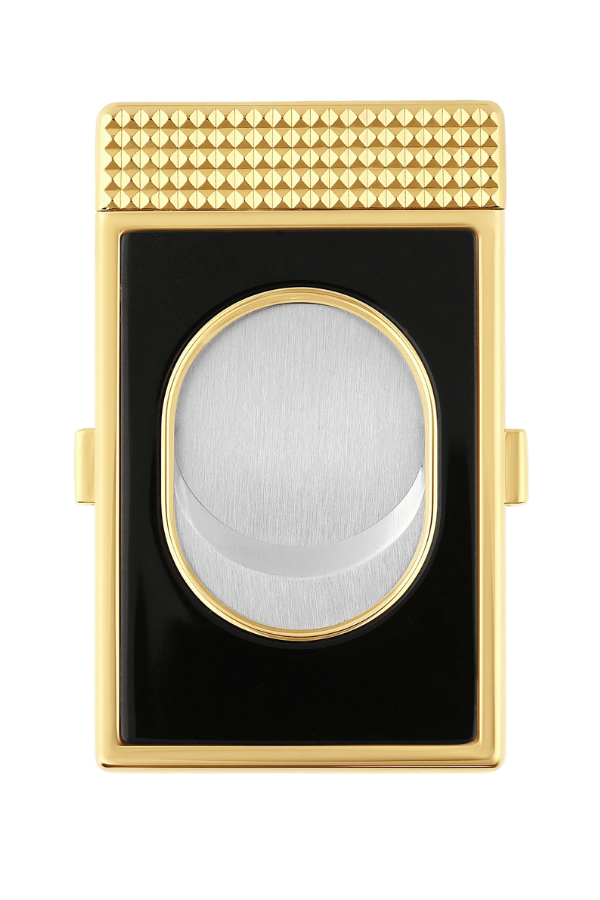 S.T. Dupont Standlı Slim Gold-Siyah Puro Makası Kesici 3482