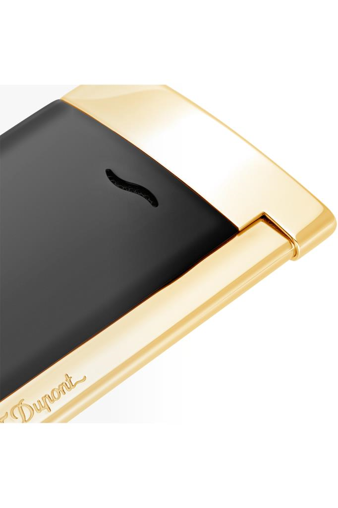 S.T. Dupont Slim 7 Siyah Gold Puro Çakmağı 27708