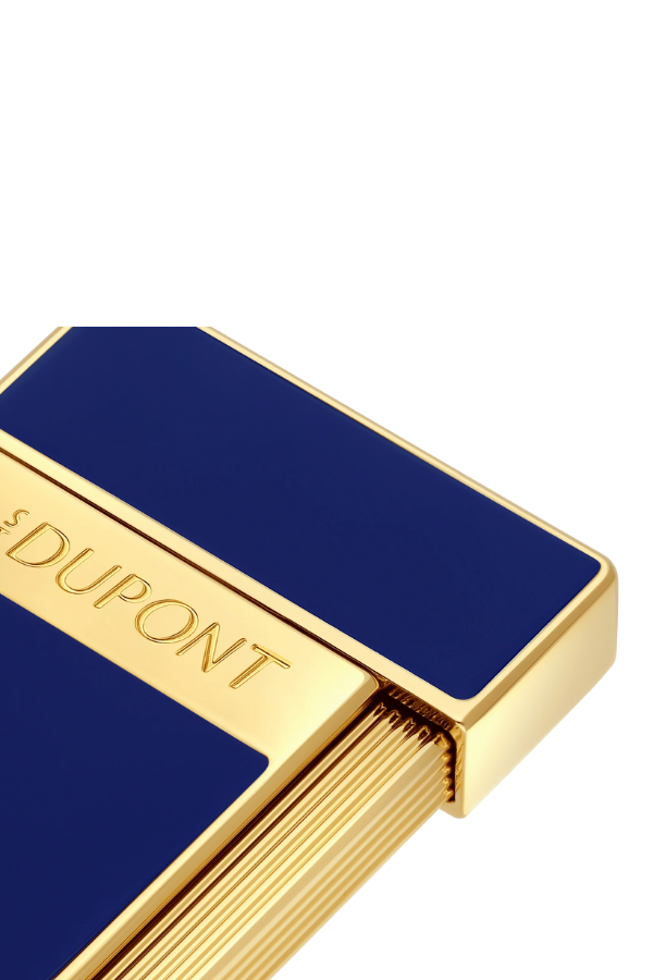 S.T. Dupont Lacquered Slimmy Mavi Puro Çakmağı 28225