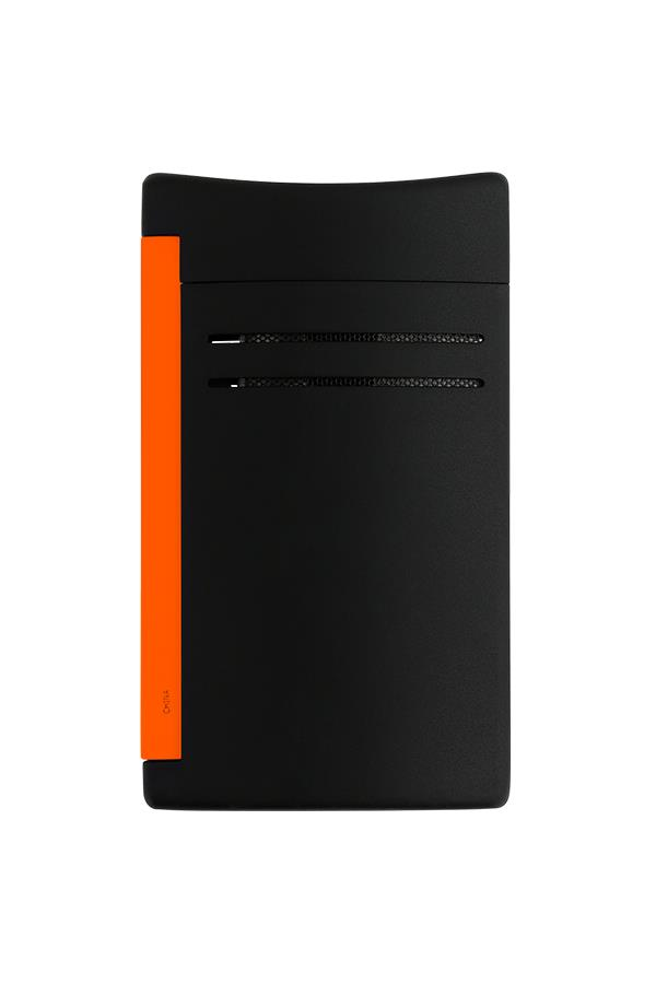 S.T. Dupont Maxijet Lacquered Neon Turuncu-Siyah Puro Çakmağı 20169