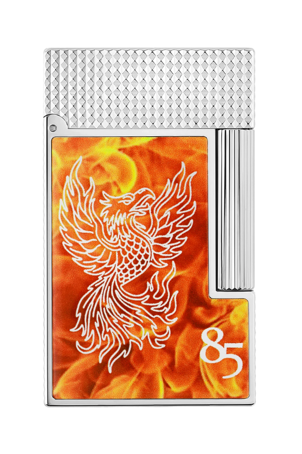 S.T. Dupont Ligne 2 85th Anniversary Gümüş Turuncu Puro Çakmağı 16085PCL