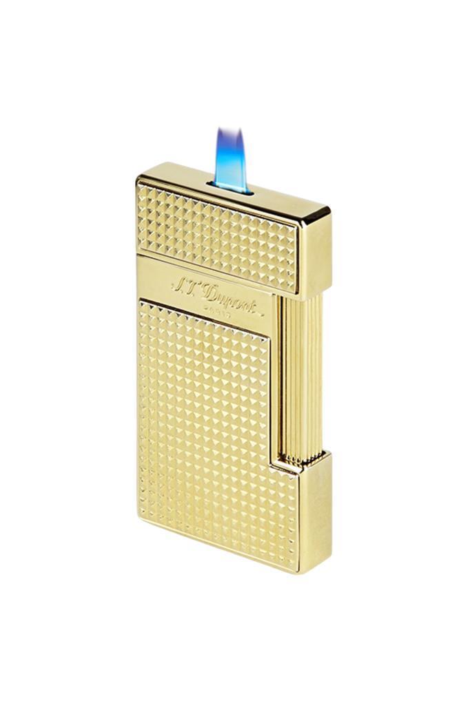 S.T. Dupont Slimmy Golden Diamond Head Puro Çakmağı 28009 - TR6391