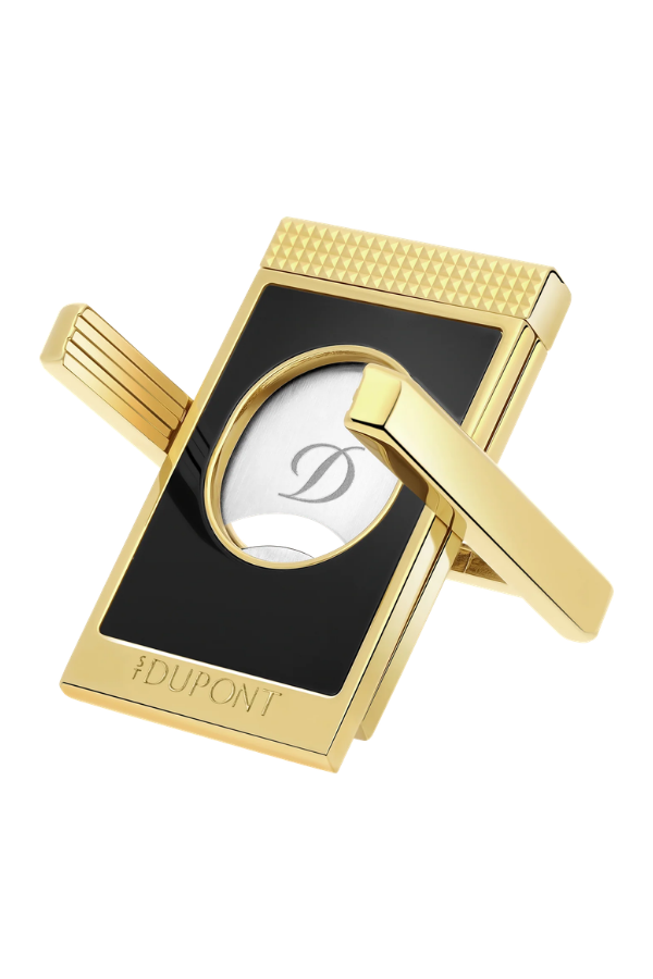 S.T. Dupont Gold Puro Makası Kesici & Puro Standı 3553