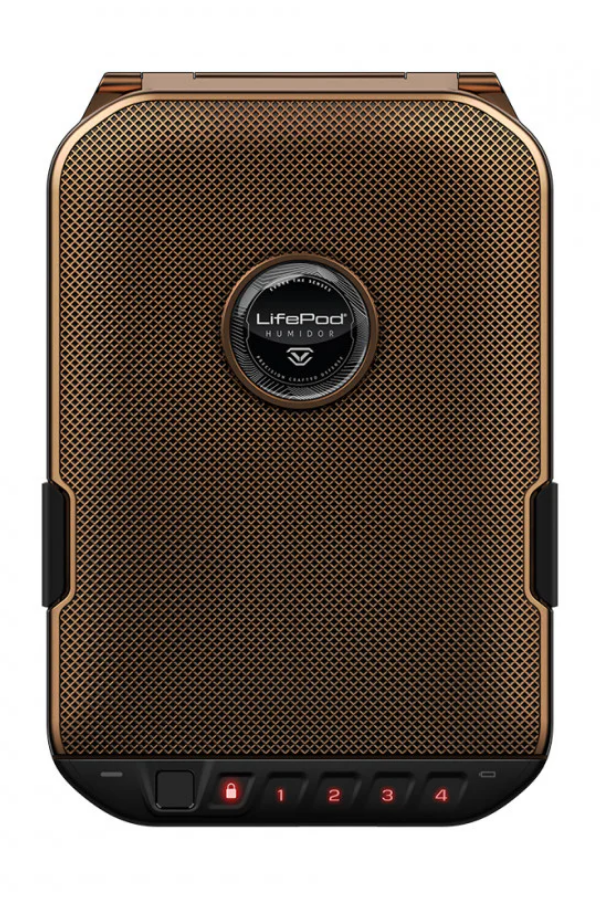 Vaultek Lifepod 2.0 Seyahat Tipi Antik Bronz Humidor Puro Kutusu