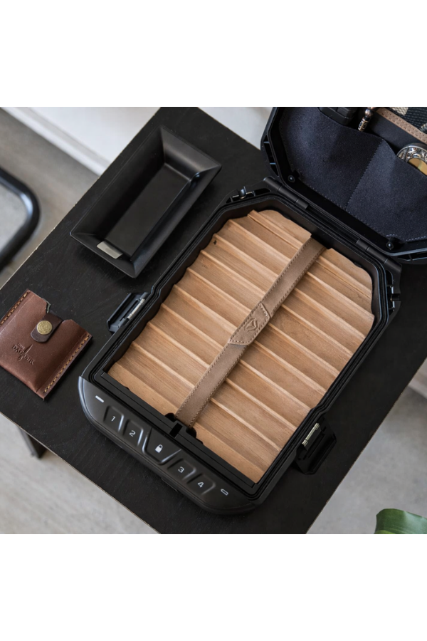 Vaultek Lifepod 2.0 Seyahat Tipi Antik Bronz Humidor Puro Kutusu