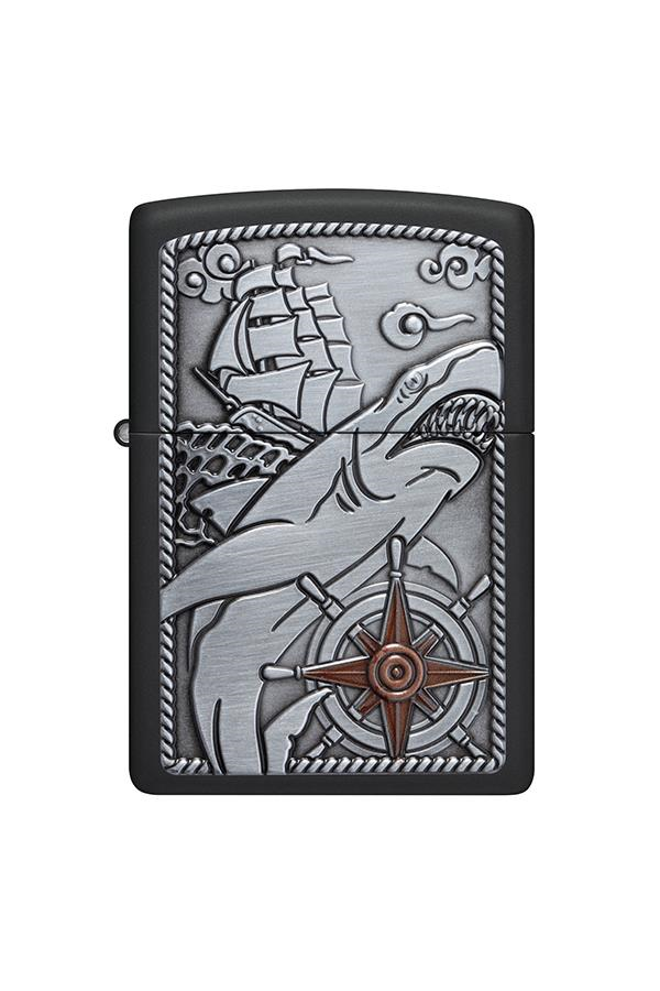 Zippo Çakmak 48120 Shark Ship Emblem