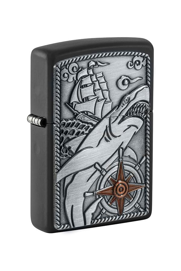 Zippo Çakmak 48120 Shark Ship Emblem