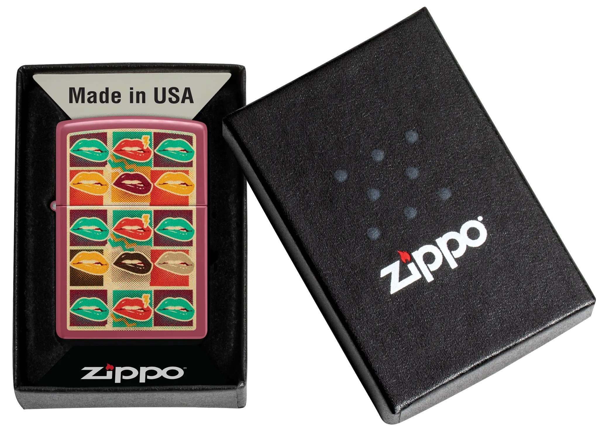 Zippo Çakmak 49844 Pop Art Lips Design 48653-127458 ZP1014