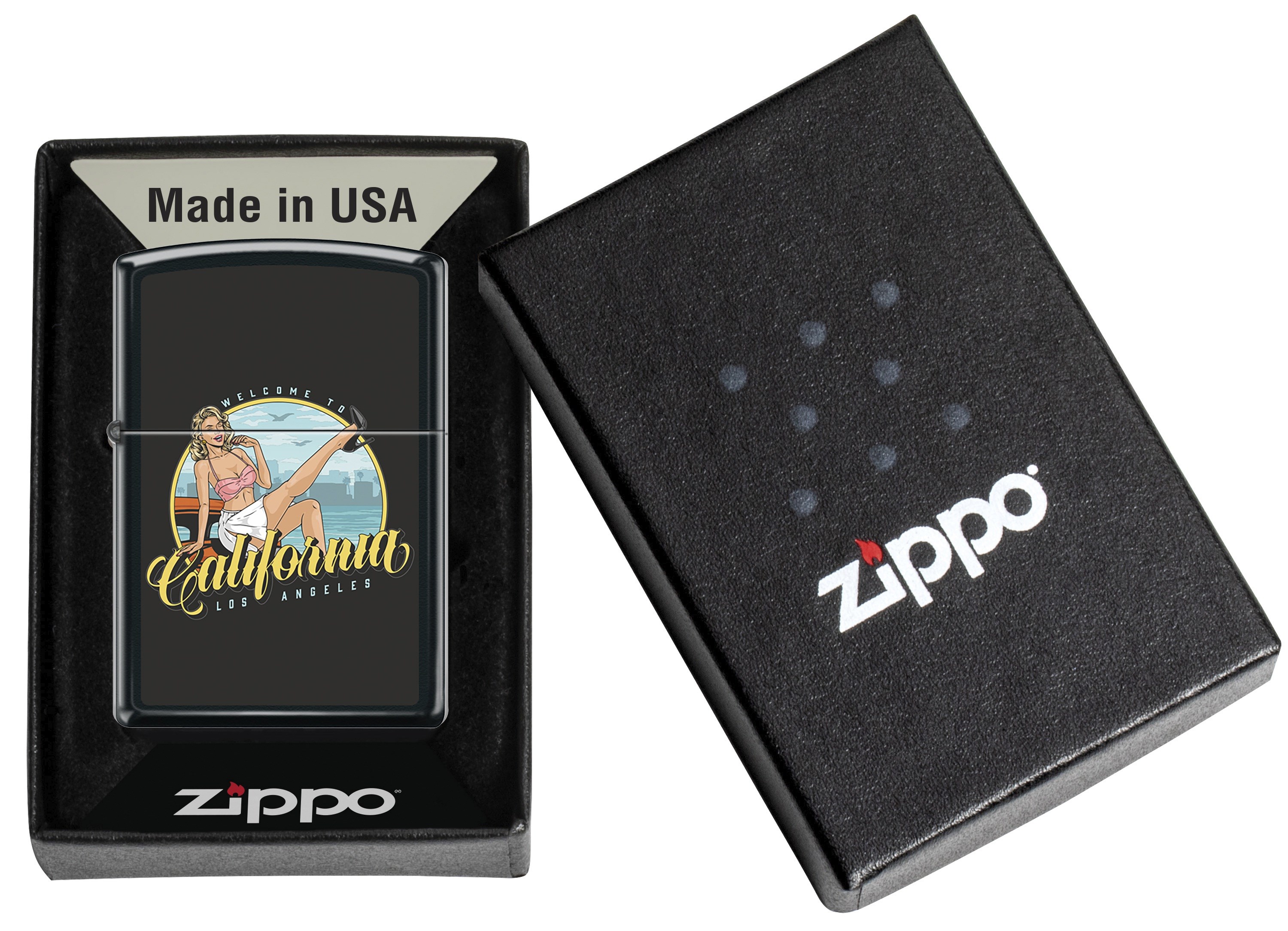 Zippo Çakmak California Girl Design 218-123674 TR9418