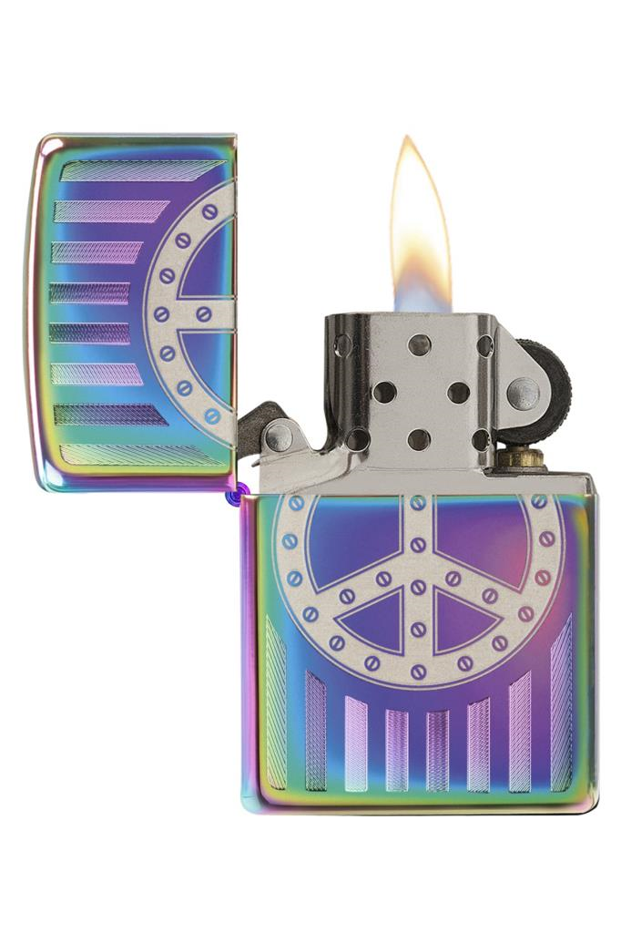 Zippo Çakmak Rivet Peace Sign 29435-000004