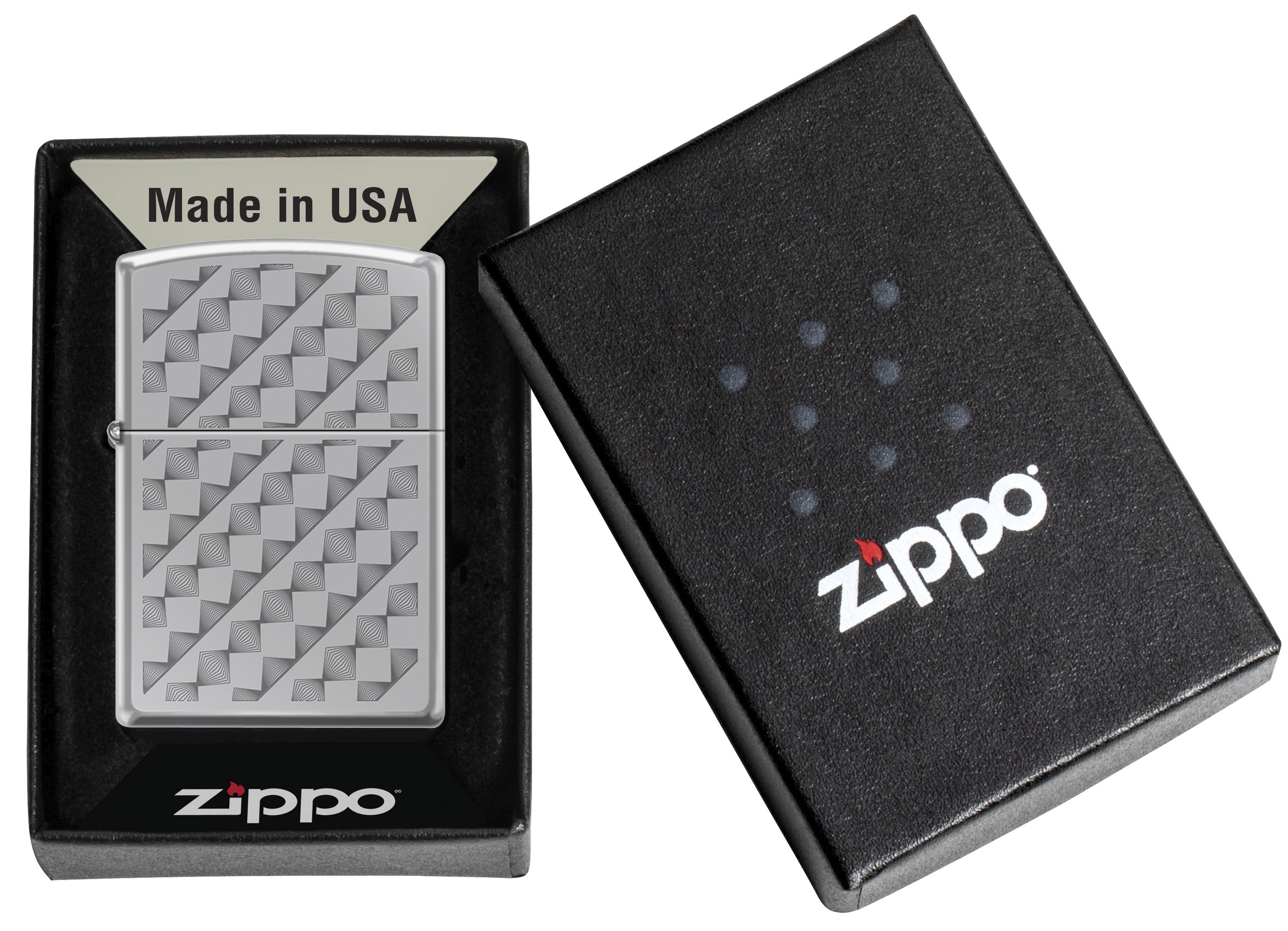 Zippo Çakmak Triangles And Diamonds 250-122080 TR9409