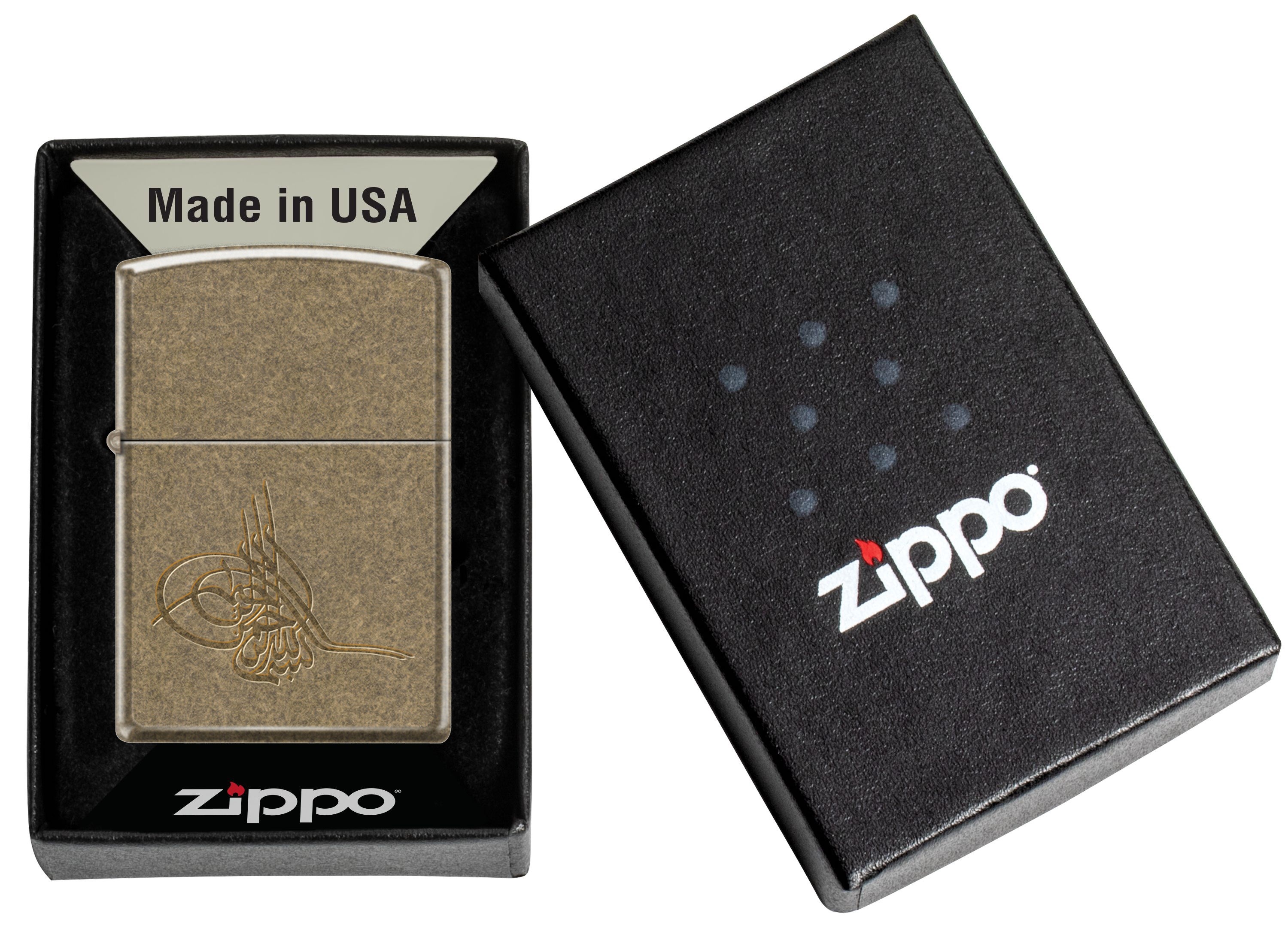 Zippo Çakmak Tugra Design 201FB-123530 TR9382