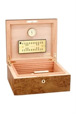 Adorini Elm Burl Grande Sedir Humidor Puro Kutusu TR10019
