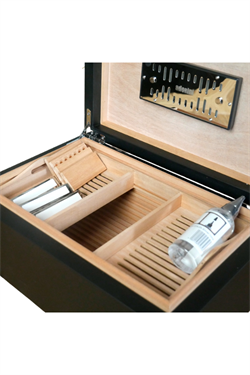 Adorini Torino Grande Deluxe Siyah Sedir Humidor Puro Kutusu