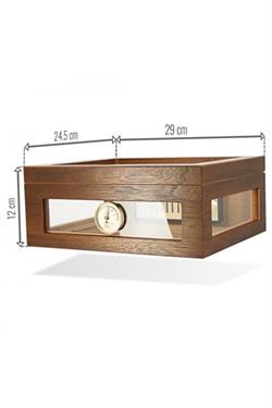 Adorini Treviso Walnut Humıdor Puro Kutusu
