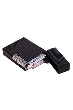 Black Martin Soft Flame Siyah Metal Çakmak