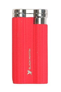 Black Martin Tek Torch Pürmüz Delicili Kırmızı Metal Puro Çakmağı