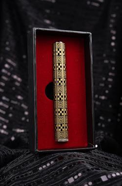 Caka Lighter Kare Desen Benzinli Çakmak - CKL-006