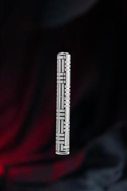 Caka Lighter Milano Desen Silver Benzinli Çakmak - CKL-011