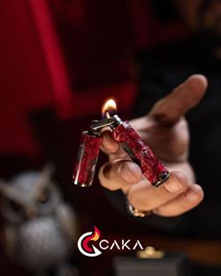 Caka Lighter ODKKA Crimson Benzinli Çakmak - CKL-073