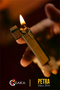 Caka Lighter Petra Riva Benzinli Çakmak - CKL-052