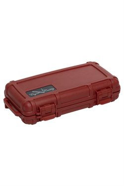 Cigar Caddy 5 Kırmızı Travel Humidor Puro Kutusu