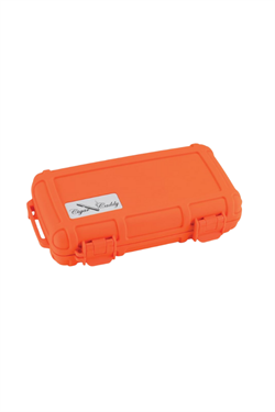 Cigar Caddy 5 Orange Travel Humidor Puro Kutusu