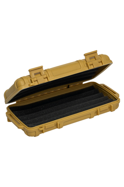 Cigar Caddy 5 Tan Travel Humidor Puro Kutusu