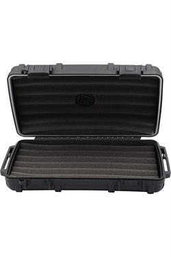 Cigar Caddy 5 XL 60 Ring Siyah Travel Humidor Puro Kutusu