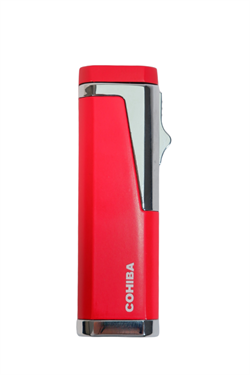Cohiba 3 Torch Pürmüz Delicili Kırmızı Metal Puro Çakmağı