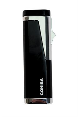 Cohiba 3 Torch Pürmüz Delicili Siyah Metal Puro Çakmağı