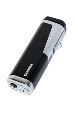 Cohiba 3 Torch Pürmüz Delicili Siyah Metal Puro Çakmağı