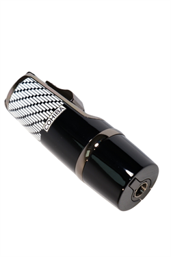Cohiba 3 Torch Pürmüz Siyah-Beyaz Desenli Metal Puro Çakmağı