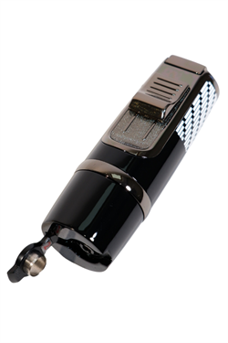 Cohiba 3 Torch Pürmüz Siyah-Beyaz Desenli Metal Puro Çakmağı