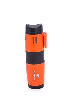 Cohiba 3 Torch Pürmüz Turuncu-Siyah Metal Puro Çakmağı