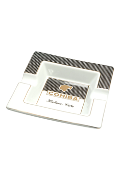 Cohiba Beyaz İkili Porselen Puro Küllüğü - TR9732
