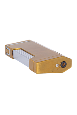 Cohiba Çift Torch Pürmüz Gold-Gümüş Metal Puro Çakmağı