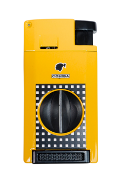 Cohiba Çift Torch Pürmüz Sarı Puro Çakmağı
