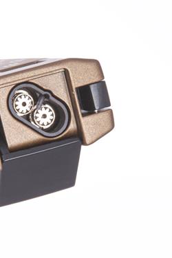 Cohiba Çift Torch Pürmüz Trinidad Özel Üretim Dahili Delici & V Kesici Metal Puro Çakmağı