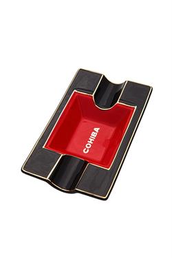 Cohiba Kırmızı-Siyah İkili Porselen Puro Küllüğü