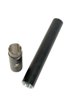 Cohiba Özel Üretim Siyah Metal Puro Tüpü & Tek Torch Pürmüz Puro Çakmağı